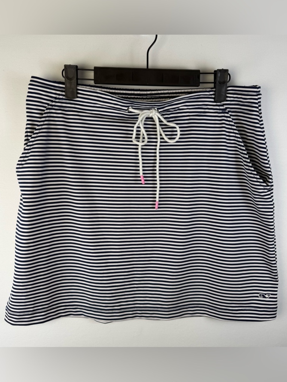 Vineyard Vines Women’s Striped Sankaty Pull-On Skirt Blue & White Striped, M